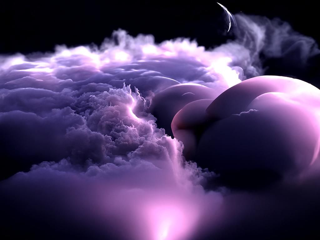 Sensory Twilight Thunderstorm with Volumetric Lighting