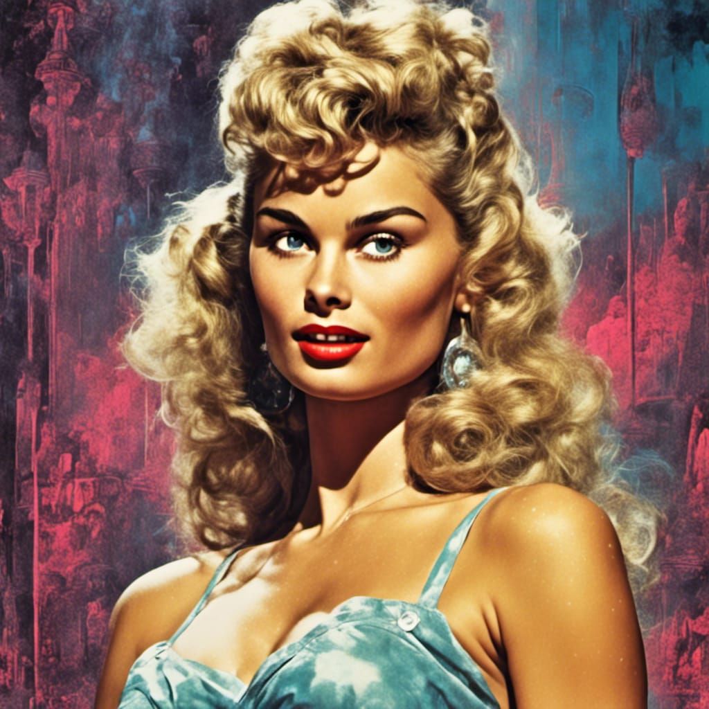 Biopunk Woman's Gaze in Dystopian Comic Art