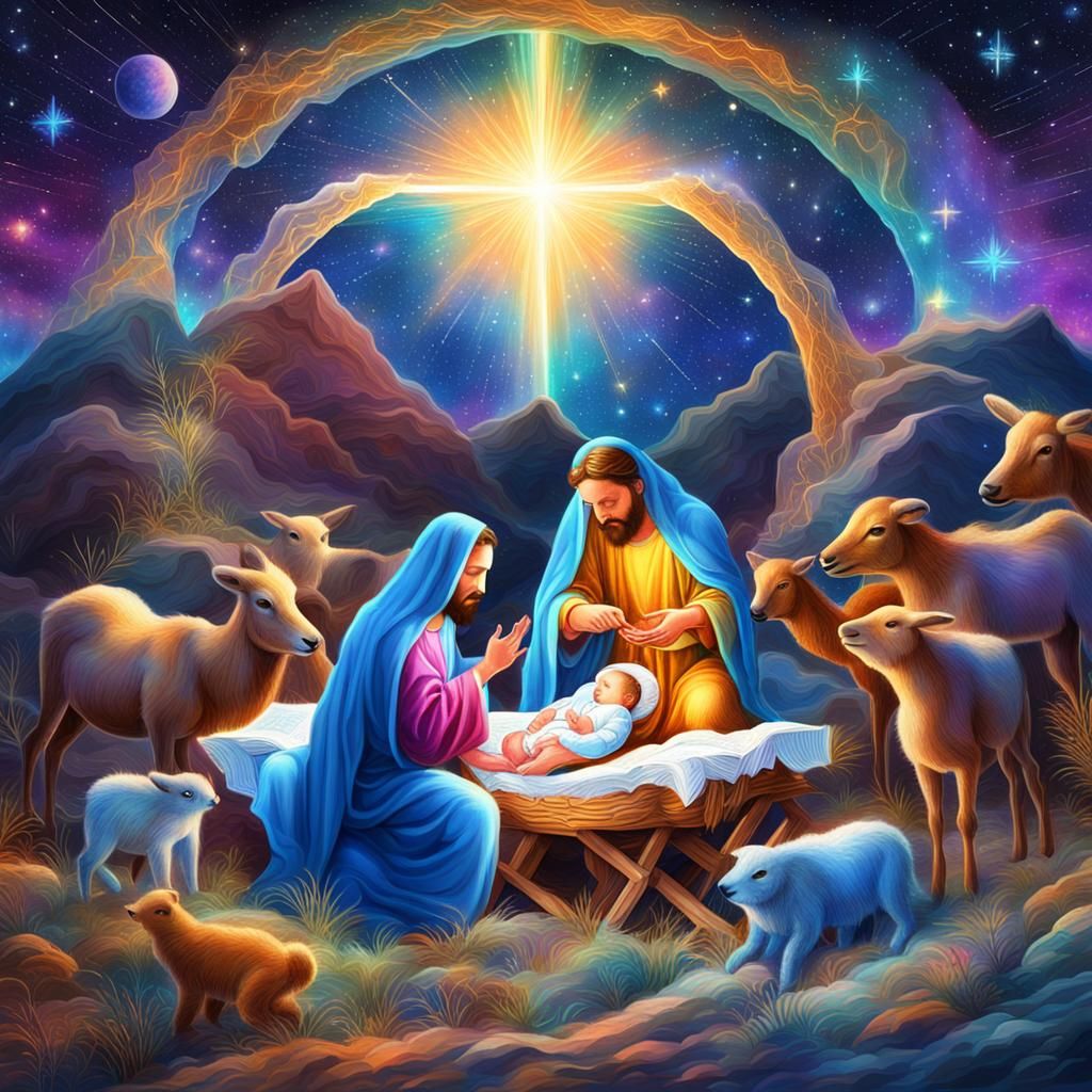 Birth of Jesus: Holographic Cosmic Nativity
