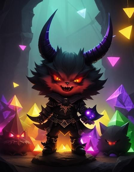 Cute Devil in Light Colors