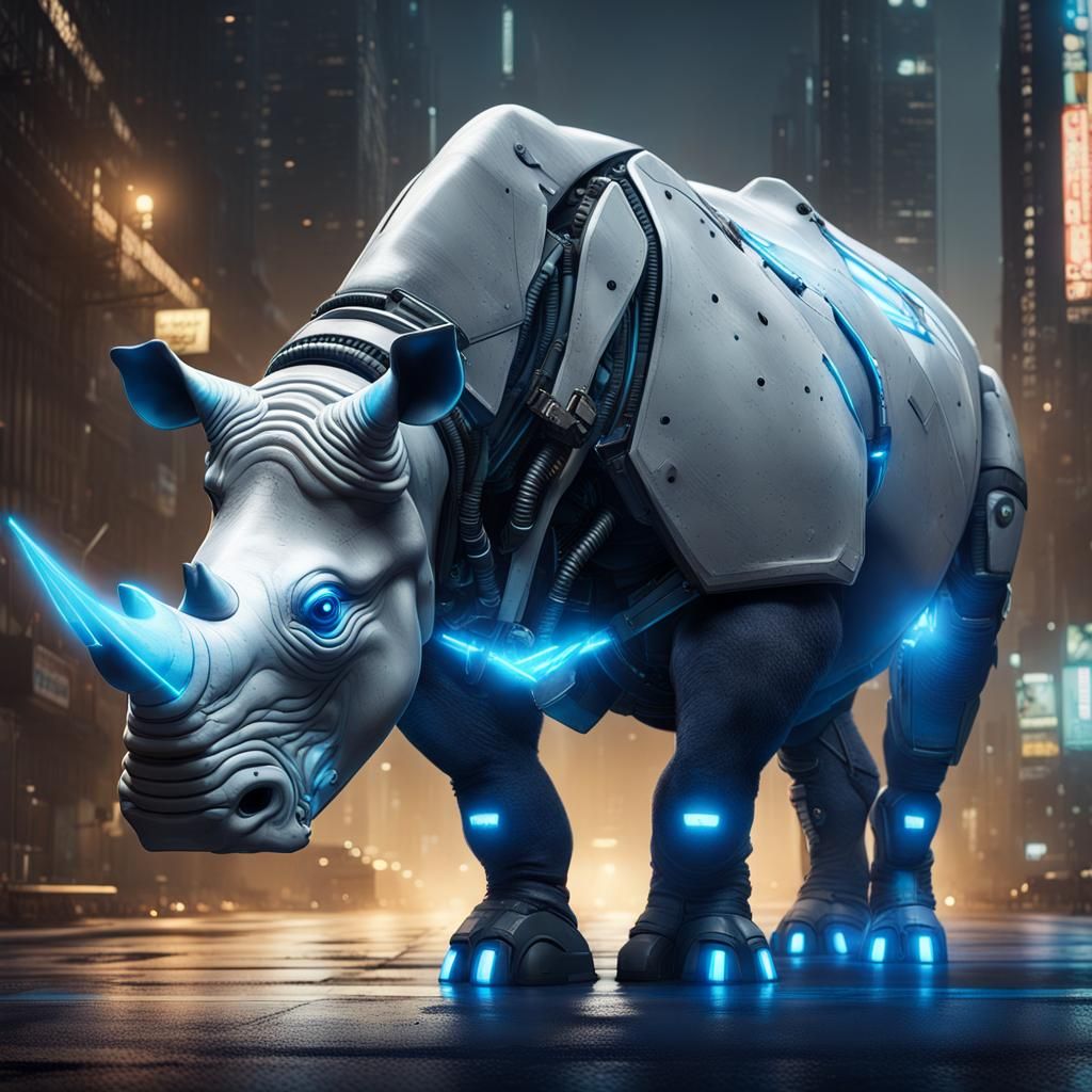 0 Nft Cyber rhino
