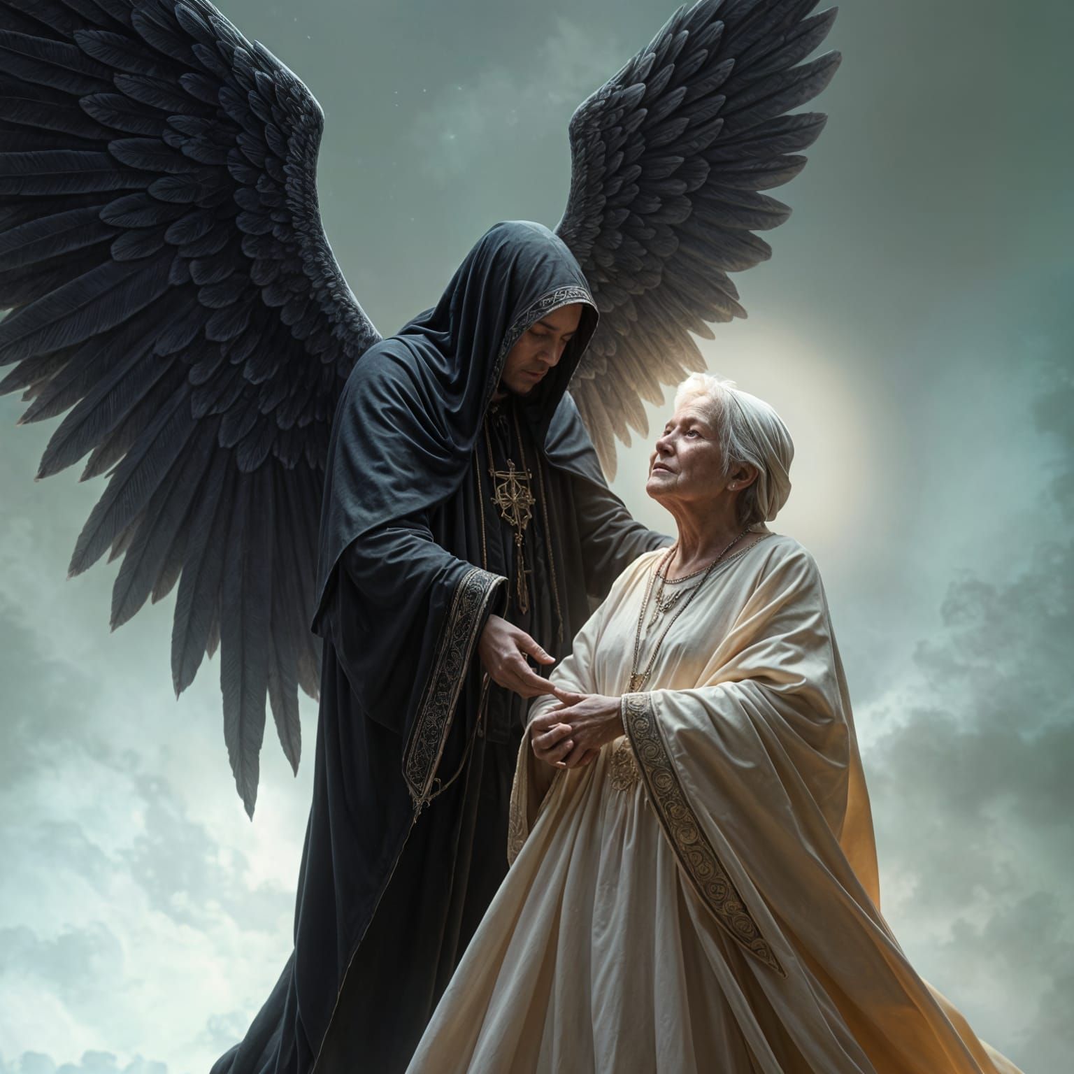 Angel of Death in Ethereal Concept Art