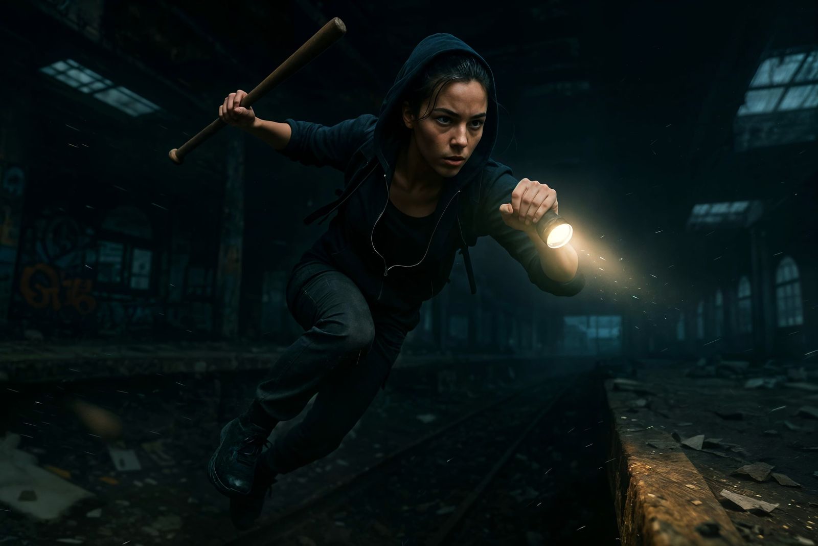 Dynamic Urban Agility in Gritty Abandoned Environment