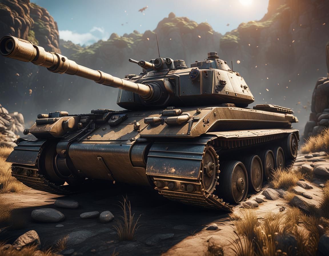 Epic 3D Tank Render in 8K Resolution