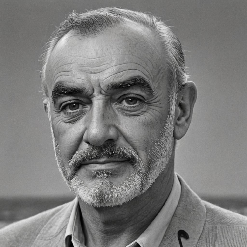 Classic Portrait of a Handsome Man