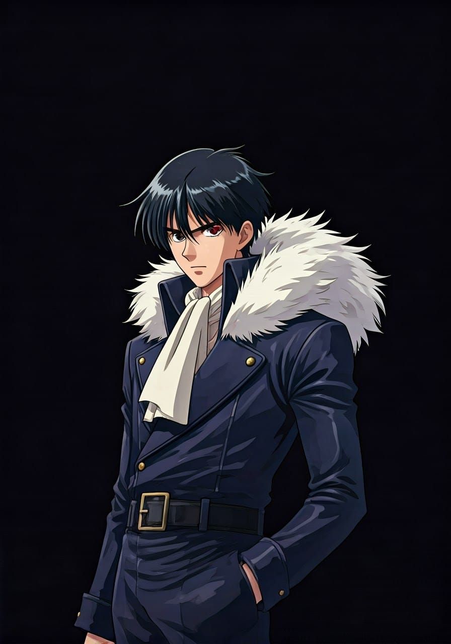 Mysterious Stranger in a Dark Fantasy World