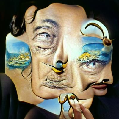 Surreal Dreamscape in Salvador Dali Style