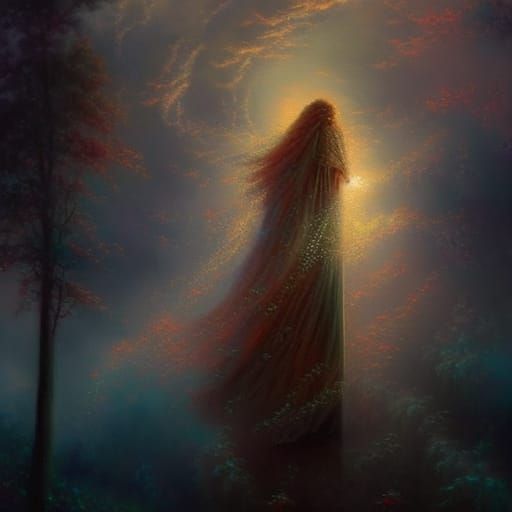 Wizard of Duality in Ethereal Fantasy Style