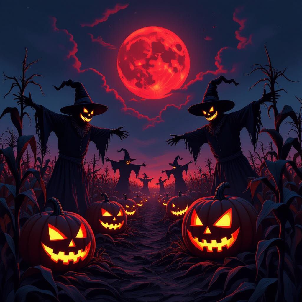 Nightmare Harvest Festival Art