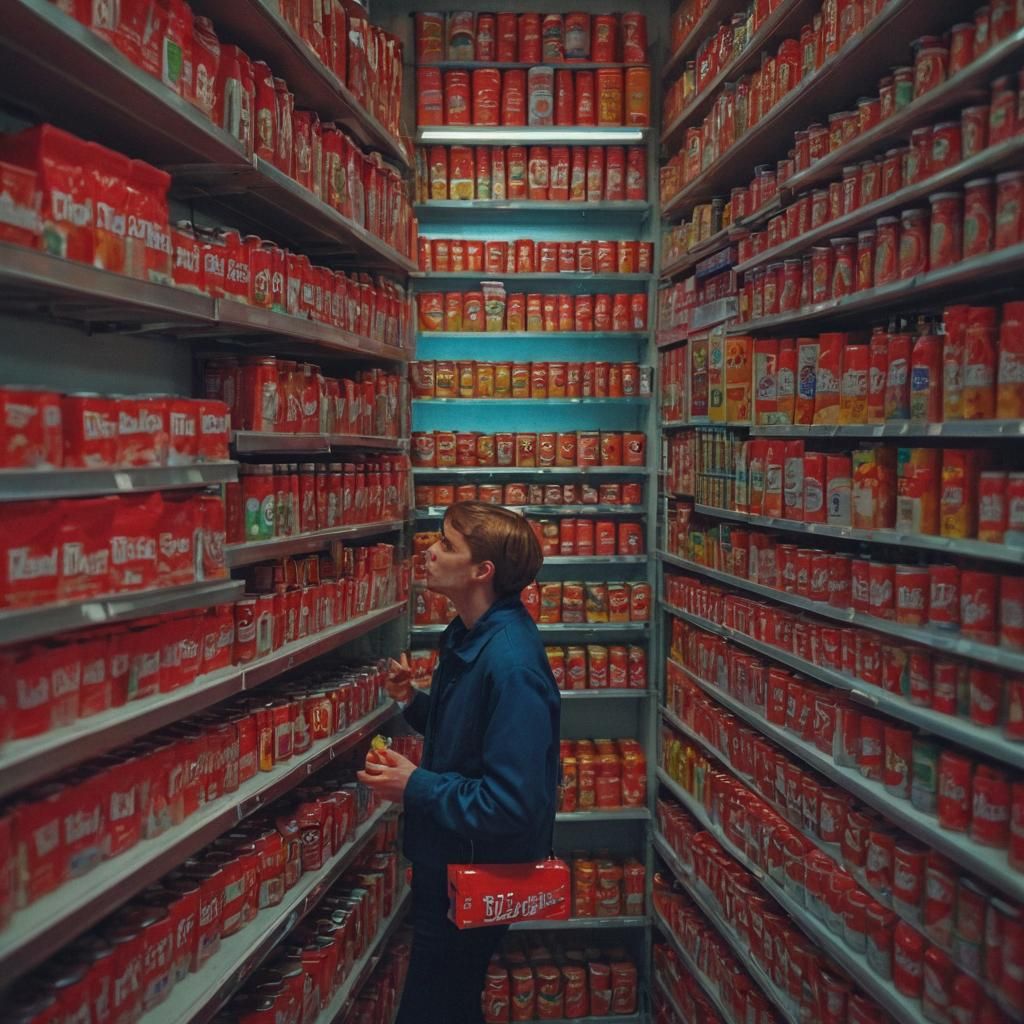 Surreal Still Life of Futuristic Food in Pop Art