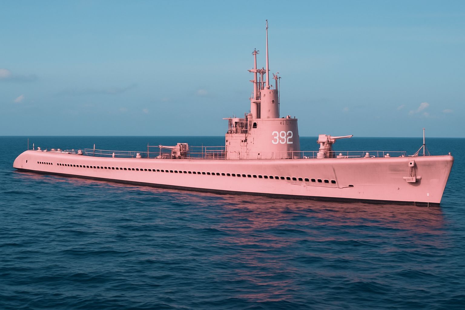Pink Balao-Class Submarine: A Pop Art Dream
