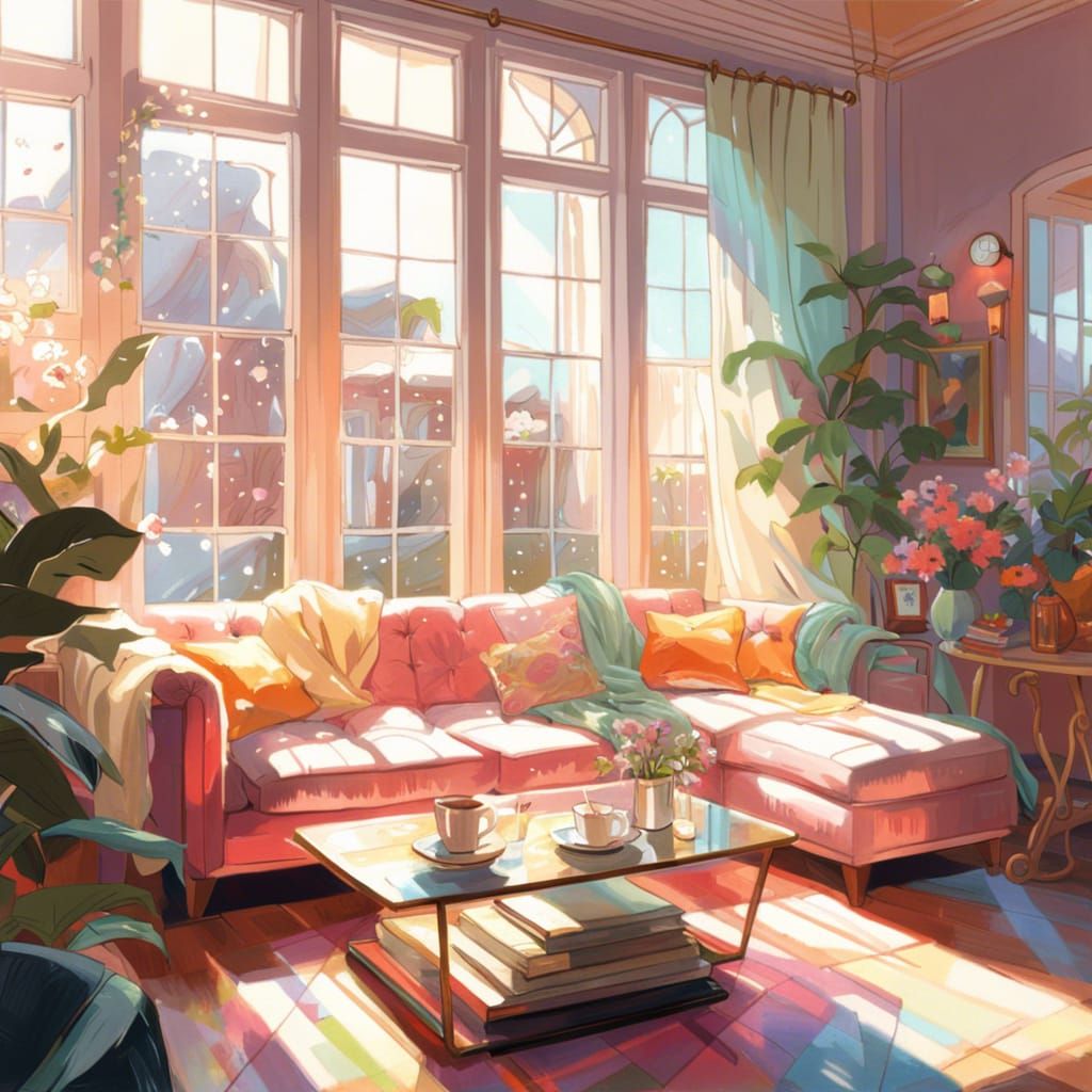 Dreamy Living Room in Guweiz Style