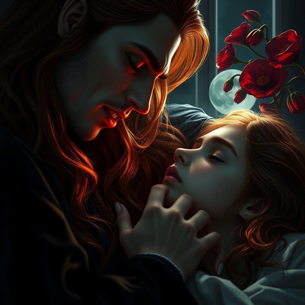 Vampire's Affection: A Darkly Romantic Encounter