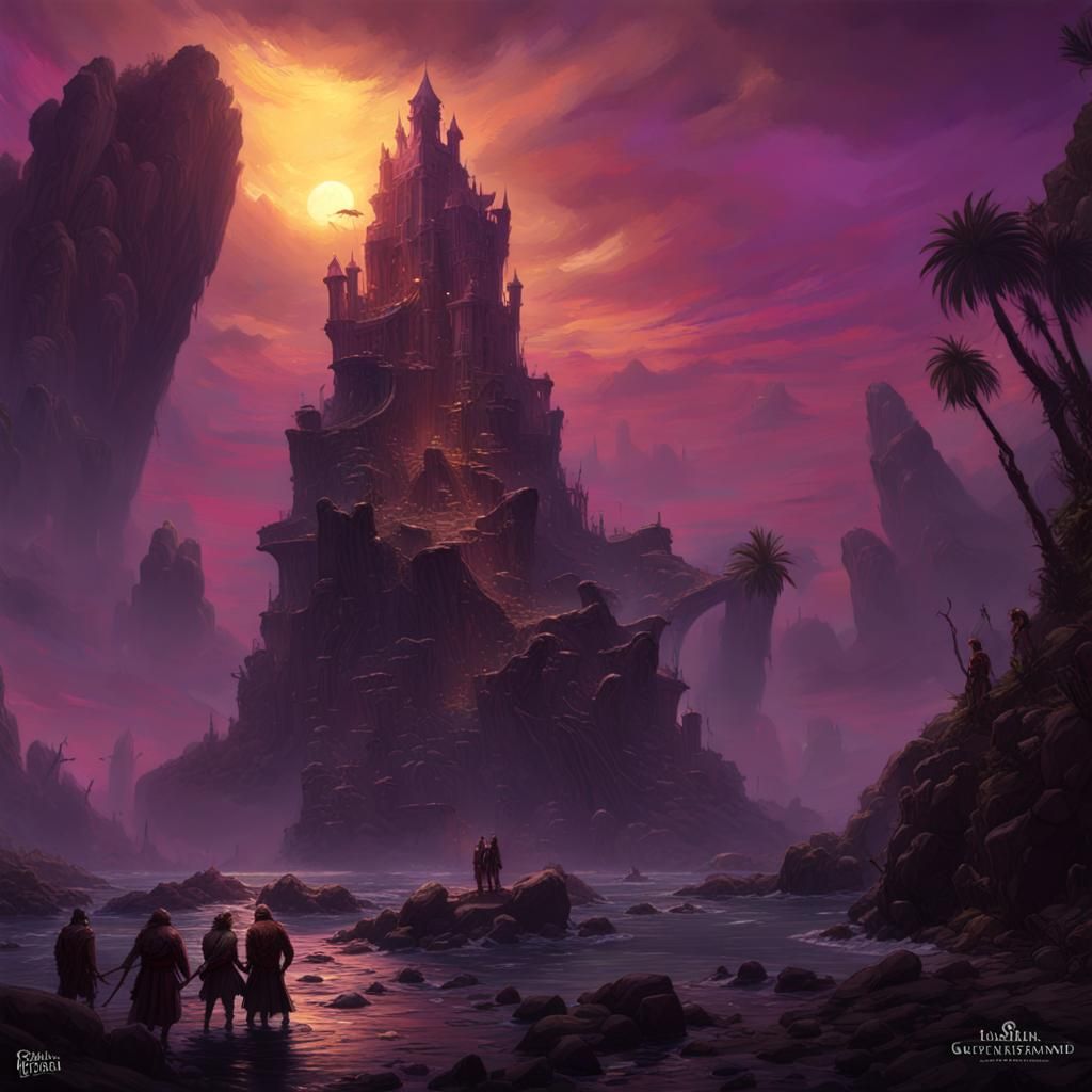 Skull Island Horror: Dark Fantasy Concept Art