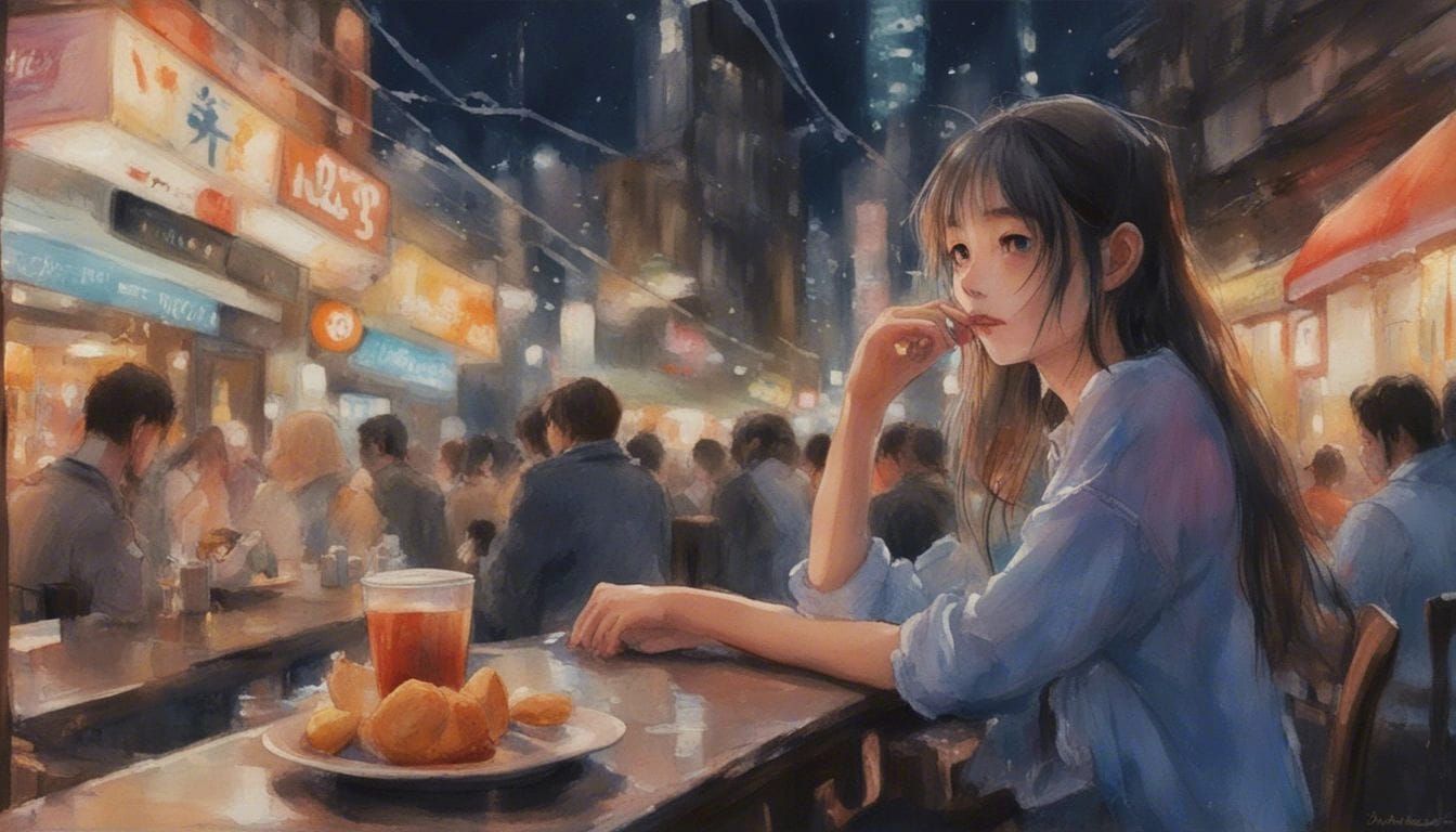 Cozy Cafe Scene