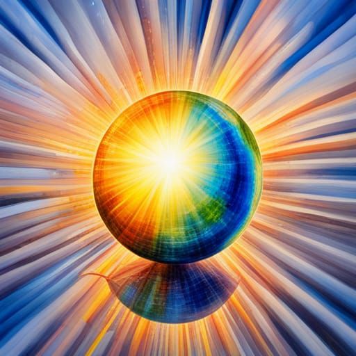 Concentrated Solar Energy on Glass Hemisphere