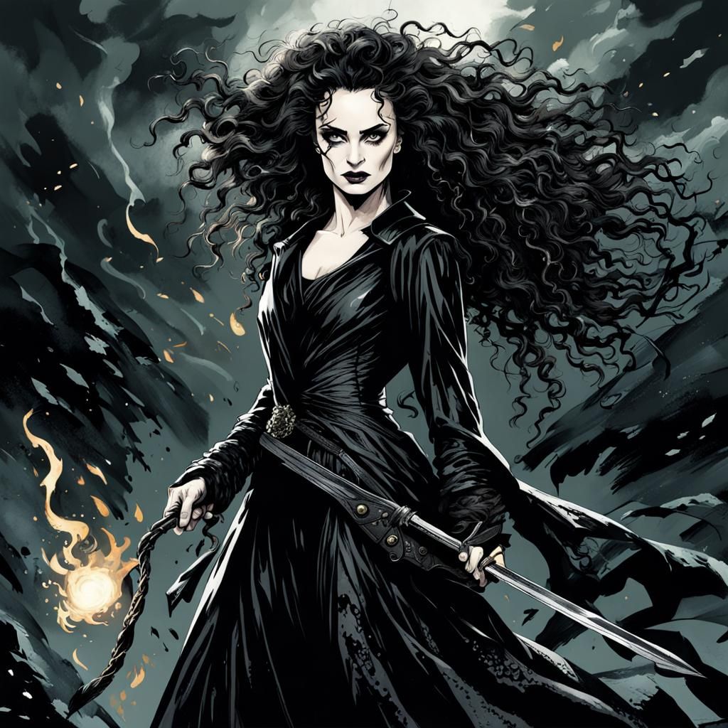 Bellatrix Black: A Classical Digital Portrait