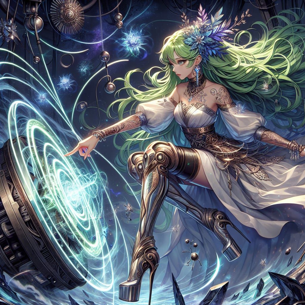 Anime Elementalist Creates Magnetic Field in 8K