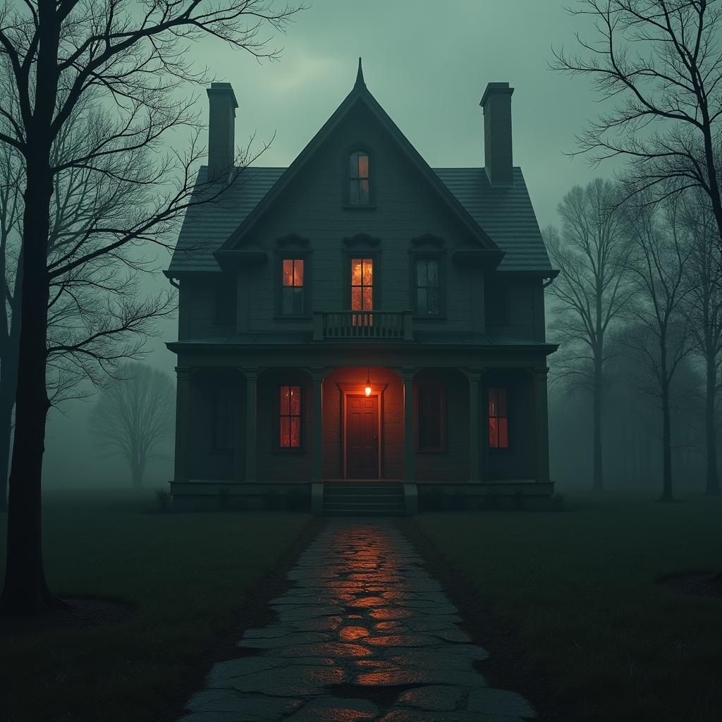 Ethereal Haunted House with Divine Presence