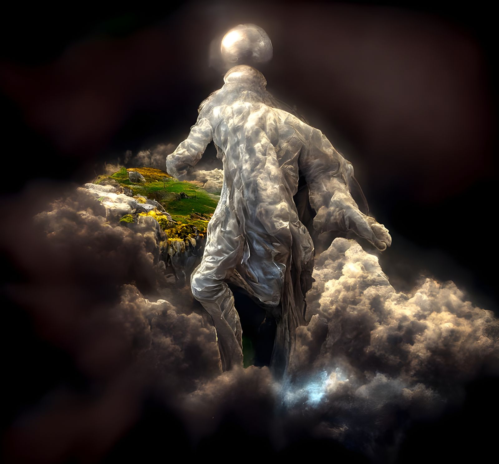 Surreal World Walker in Merging Realities