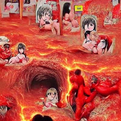 Hentai in Hell AI Generated Image