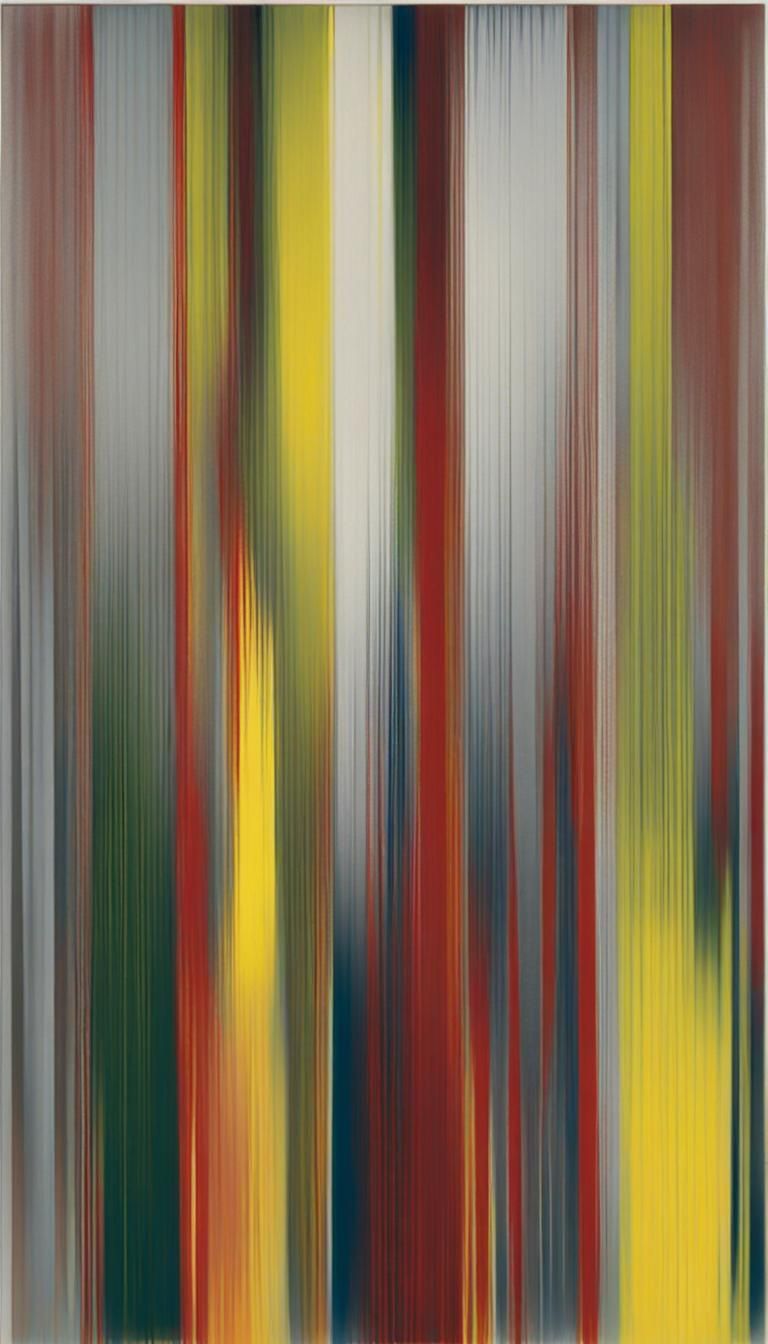 Abstract Light Painting in Richter Style