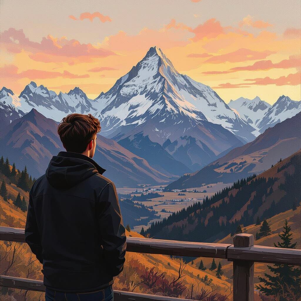 Majestic Sunset Over San Juan Mountains in Romantic Style