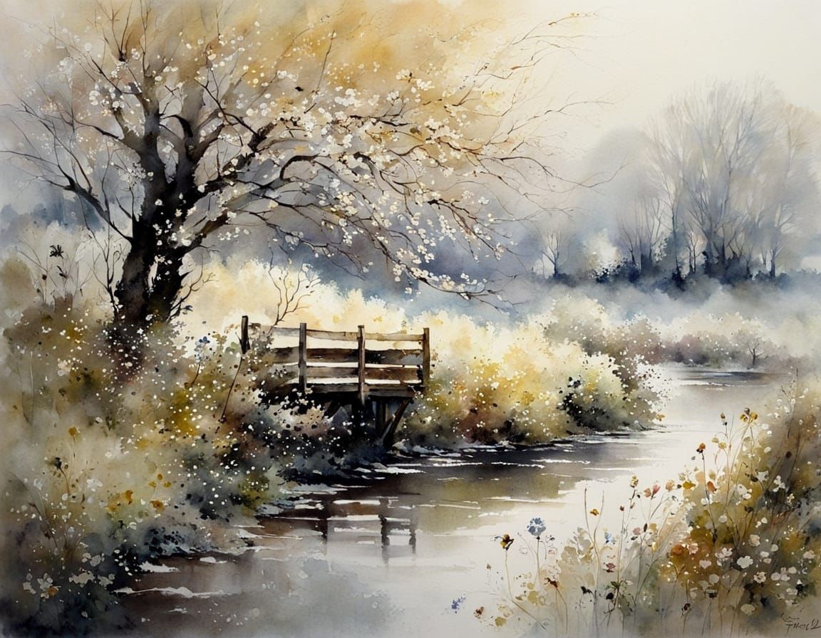 Vibrant Spring Blooms in Intricate Floral Patterns