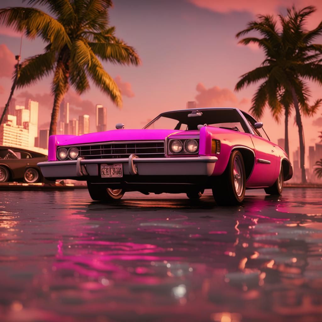 Vice City: 3D Game Cinematic Graphics