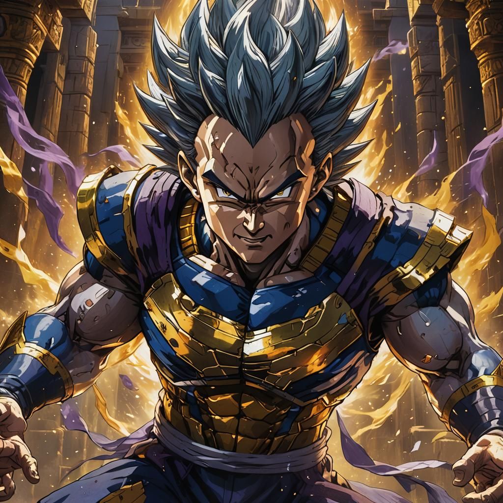 Vegeta Awakens Ultra Instinct in Ancient Temple