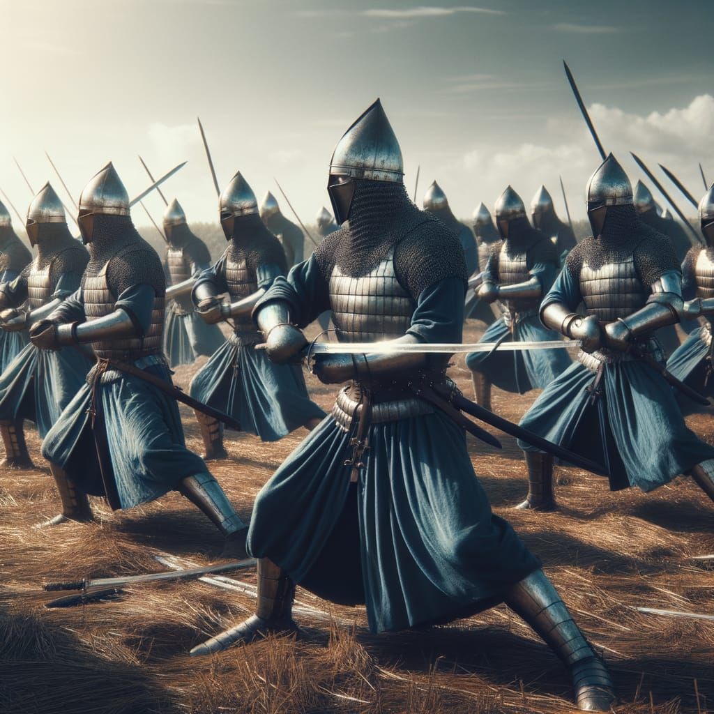 Varangian Guards in Training: Hyper-Realistic Visualization