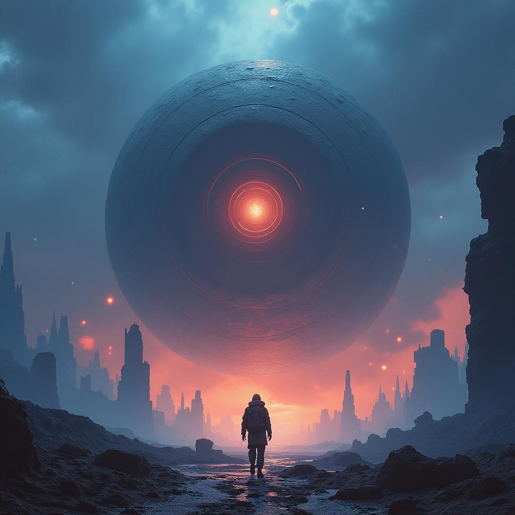 Detailed Matte Painting of Satoru Gojo in Unreal Engine 5