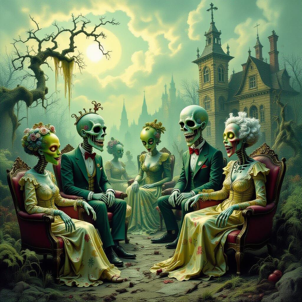 Grotesque Carnival of Melting Beings