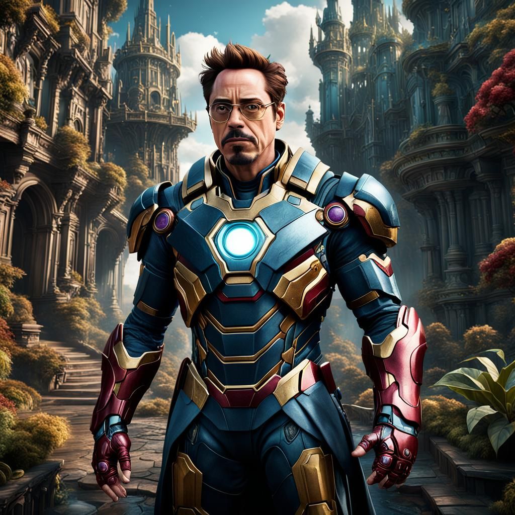 Robert Downey Jr Fantasy Concept Art