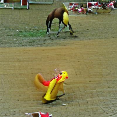 Abstract Image Generated From Empty Prompt