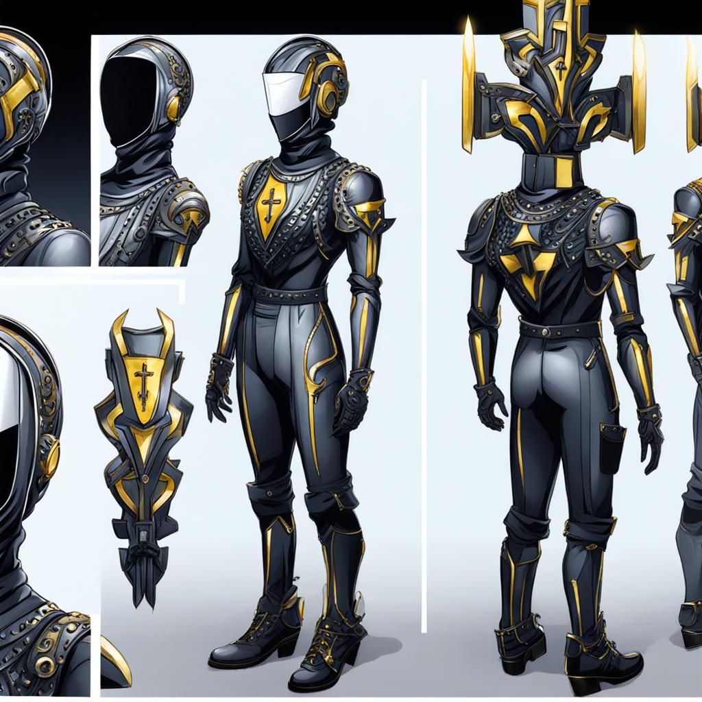 Stylized Nun Portrait: Modern Digital Art