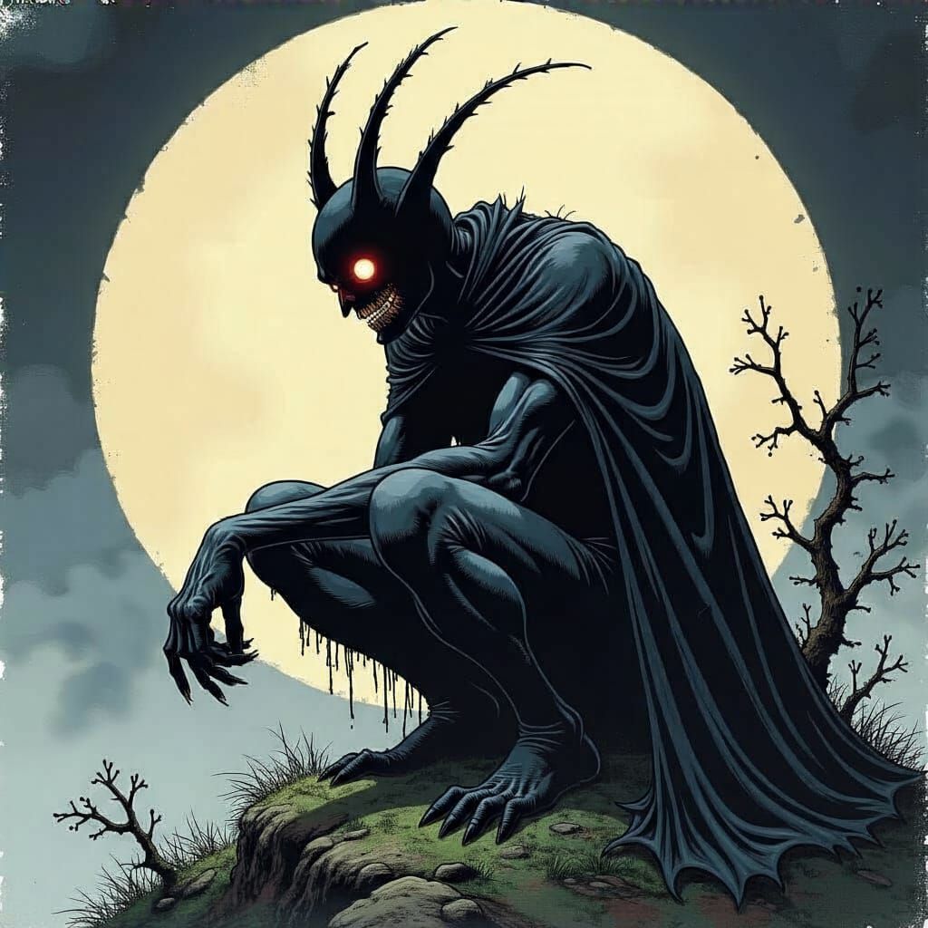 Grimdark Fantasy Landscape by Kelley Jones