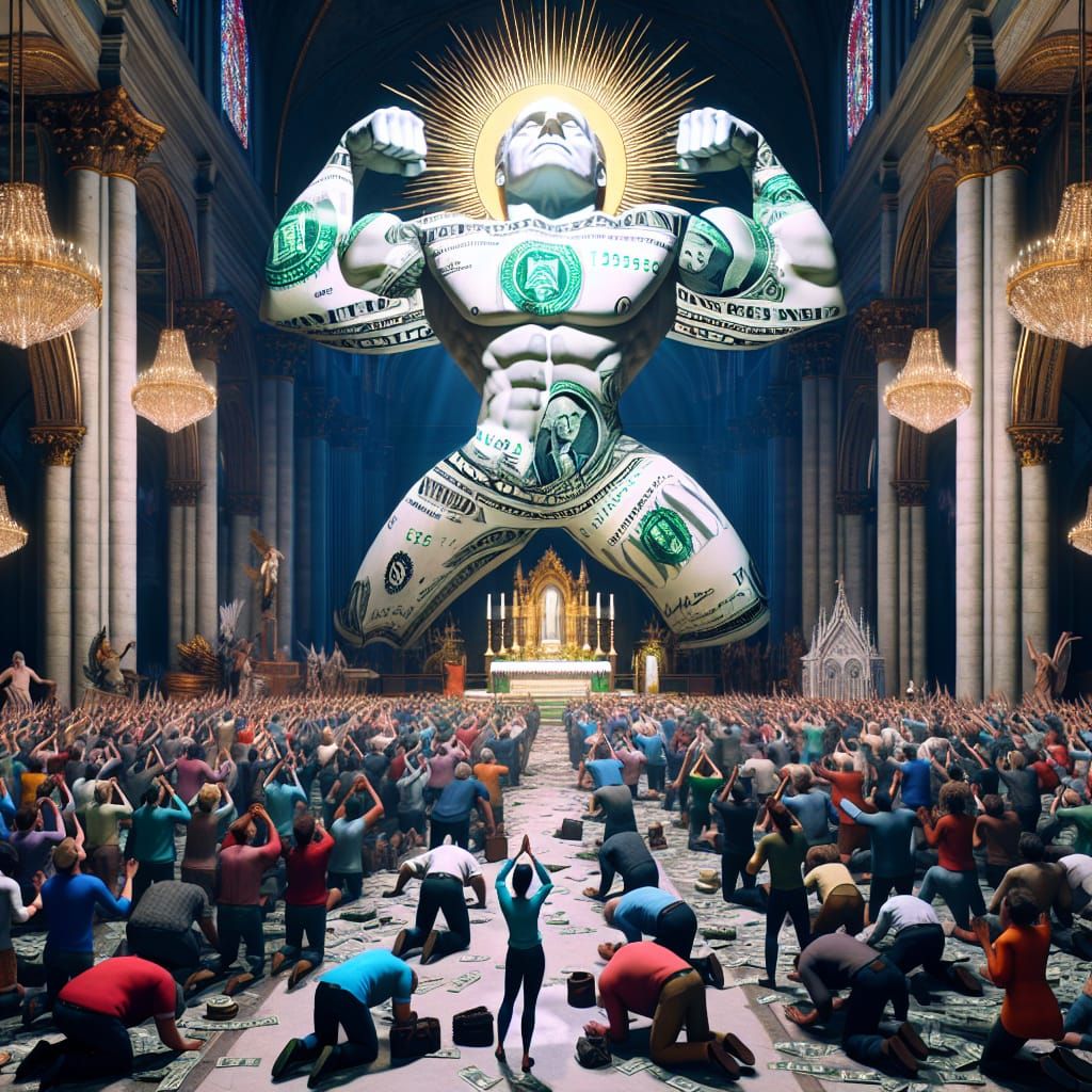 Money Worship in a Grand Cathedral