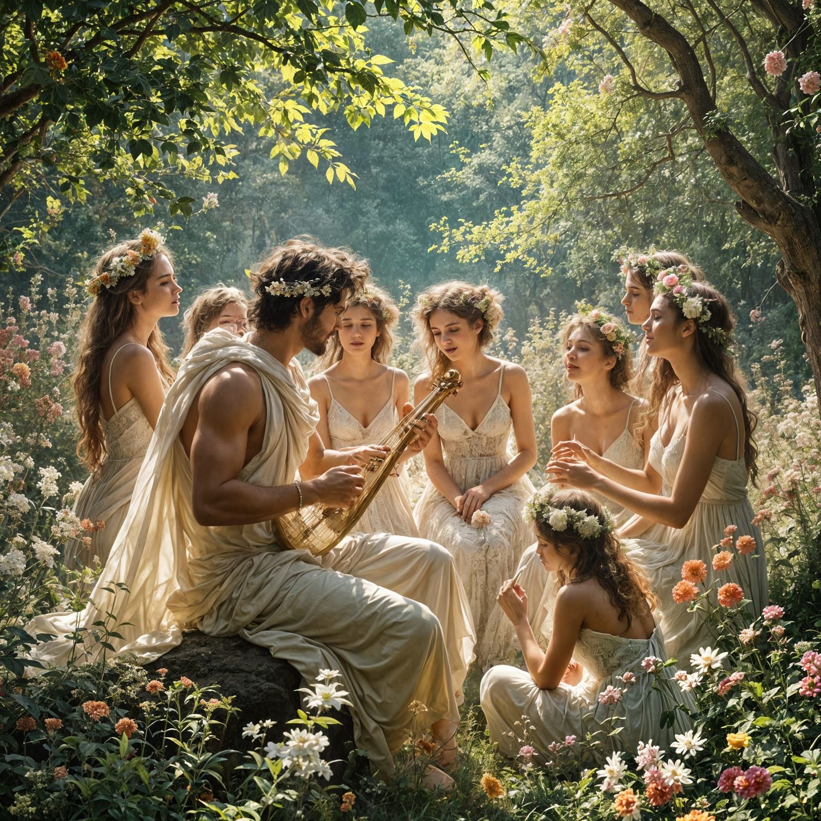 Orpheus Entertains with Joyous Greek Lyre Music in Enchanted...