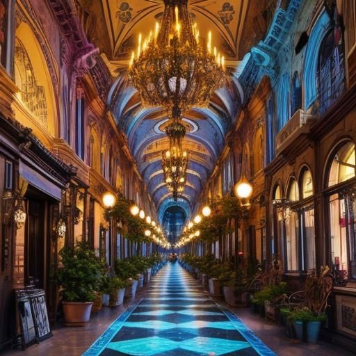 Surrealistic Grand Theft Auto in Vibrant CGI