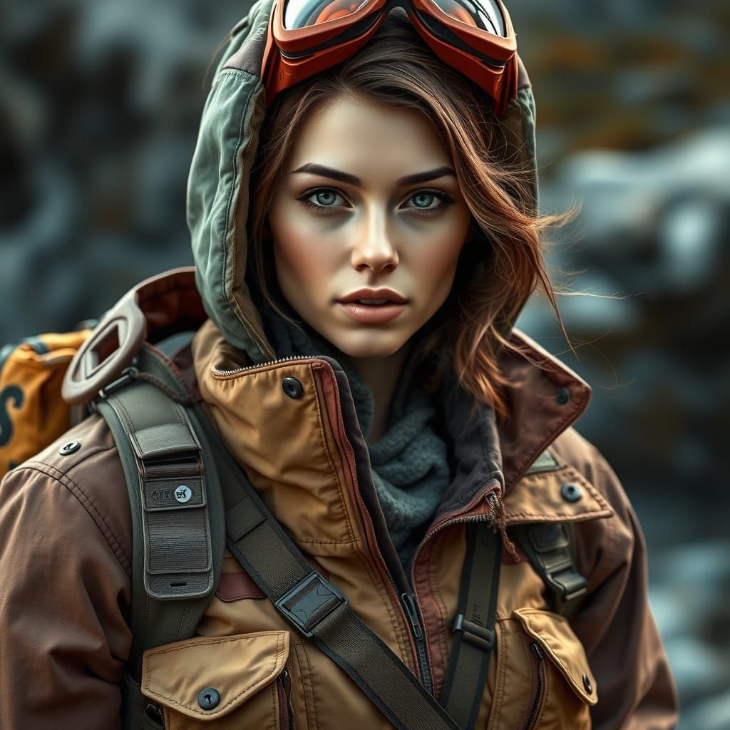 Stunning Women in Hyper-Realistic Outdoor Gear, Inspired by ...