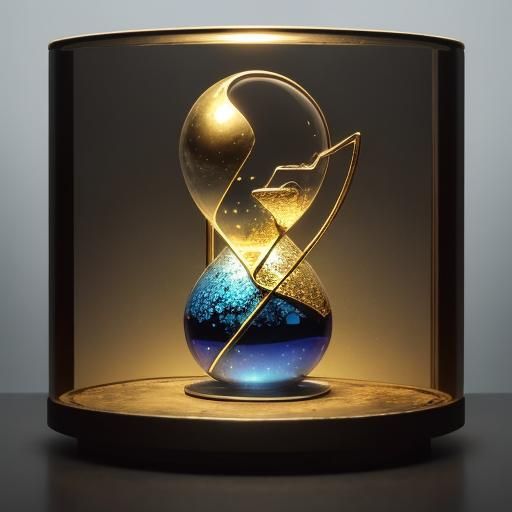 Cronus in Mystical Chamber as Surreal Oil Painting