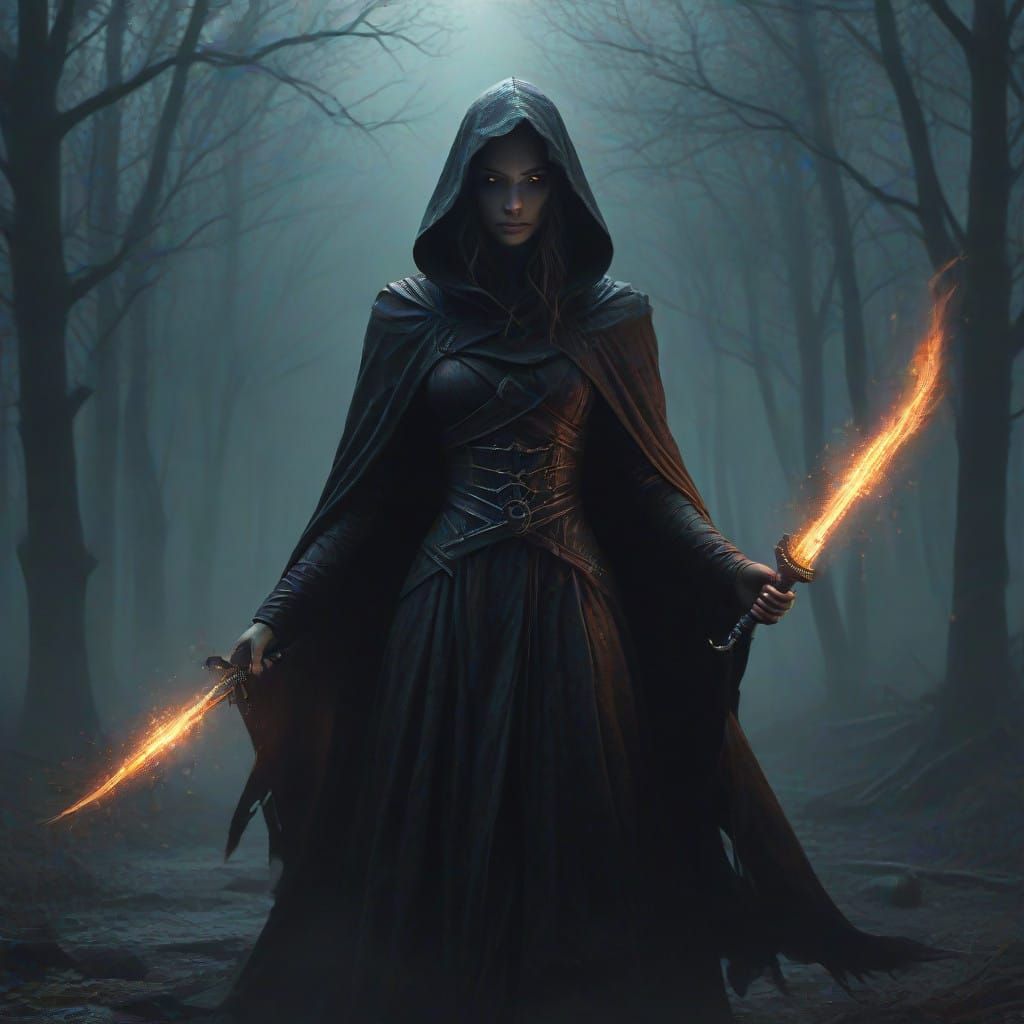 Mistborn Woman in Bilsful, Foreboding Aura