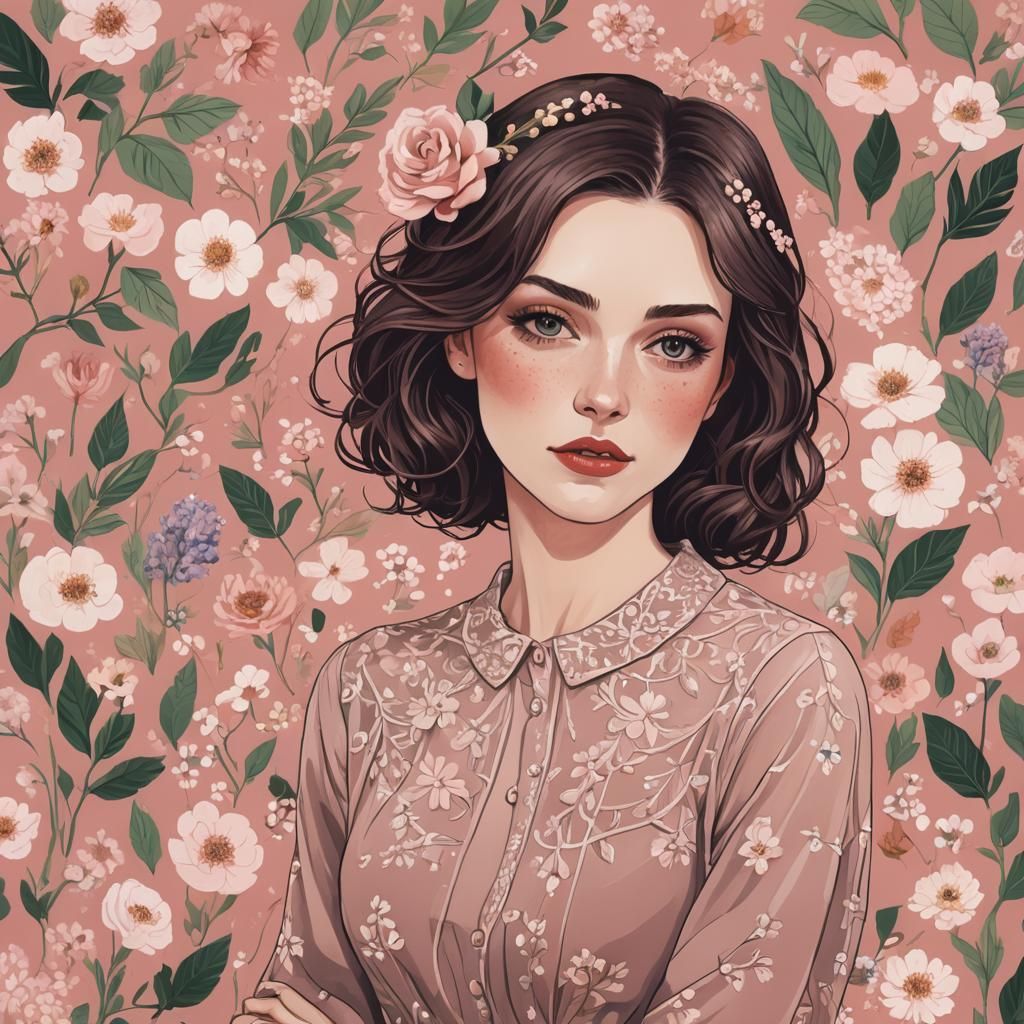 Illustration in Rebecca Rea Sugar Style