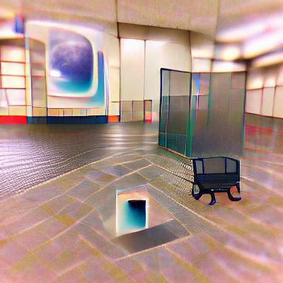 AI Generated Image of a Liminal Space