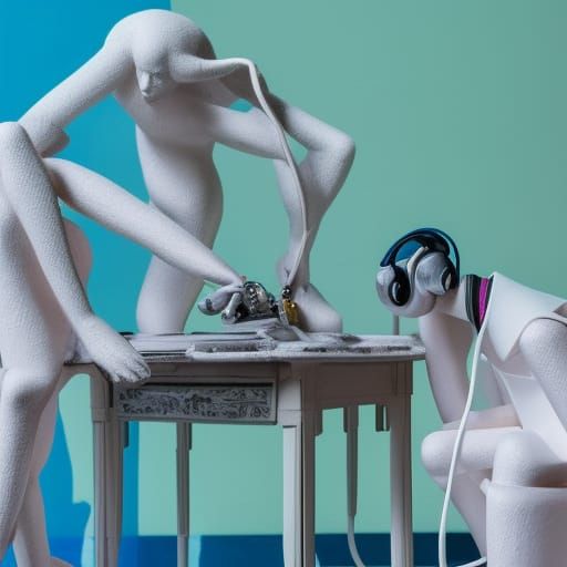 Coders Crafted from Chewing Gum and Porcelain