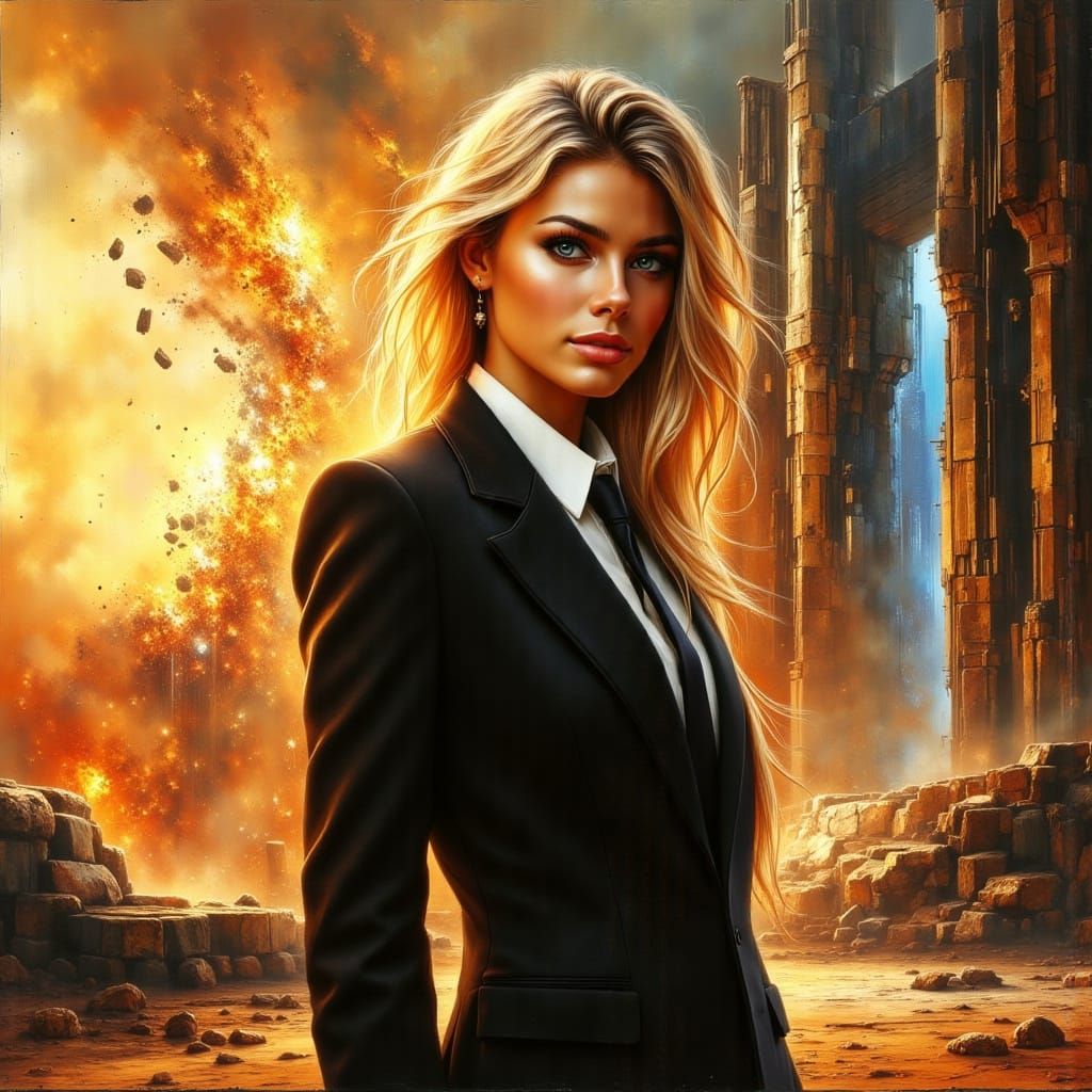 Sultry Spy in High-Stakes Showdown