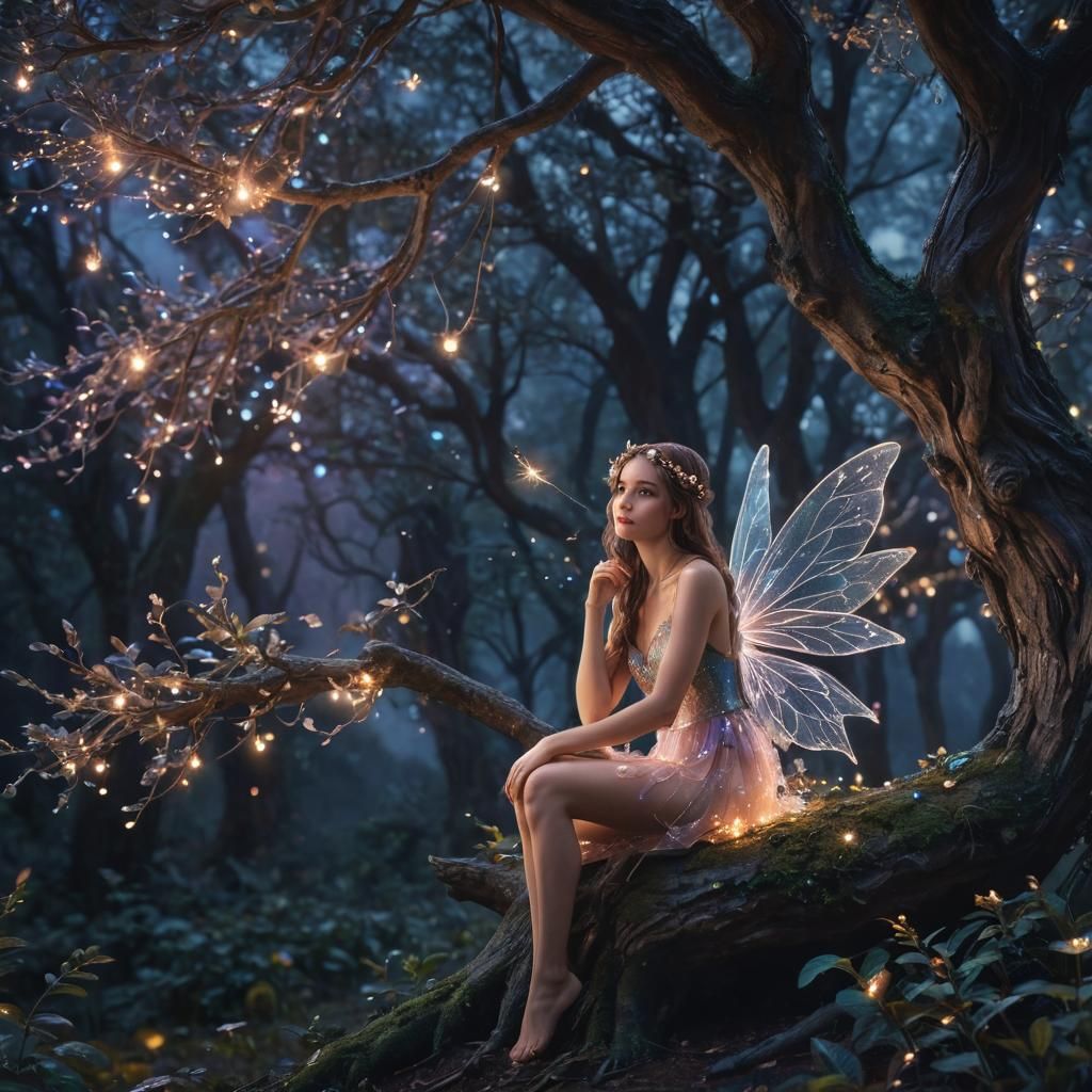Enchanted Fairy by Fairy Tree: Digital Fantasy Art