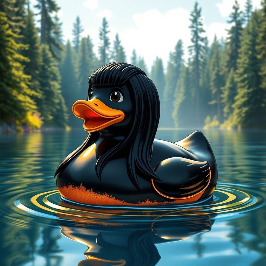 Goth Rubber Duck #6