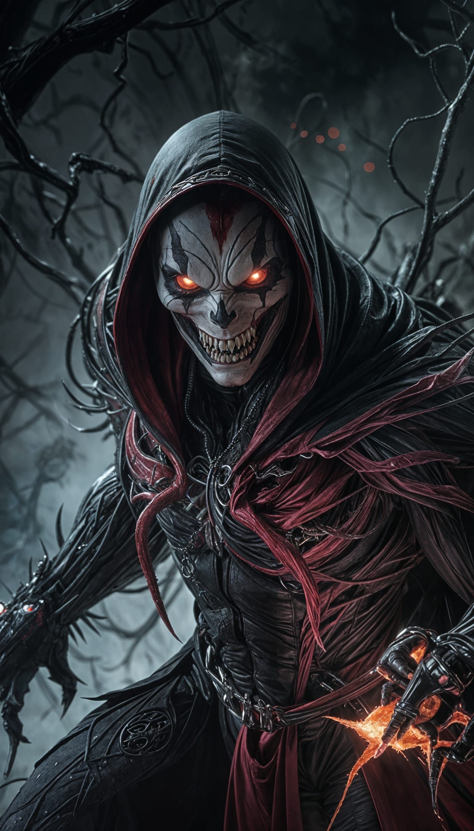 Photorealistic Composite Character in Triple Exposure